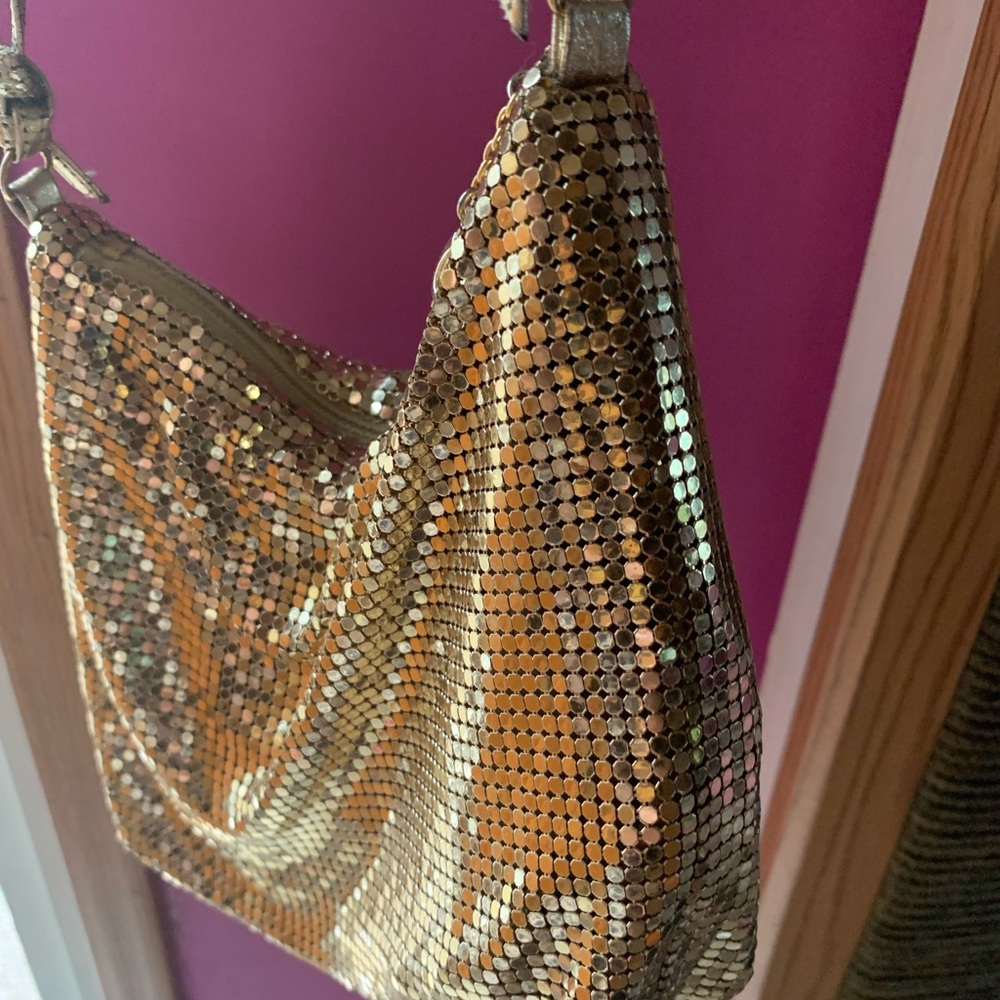 Stanning small Whitney and Davis mesh purse